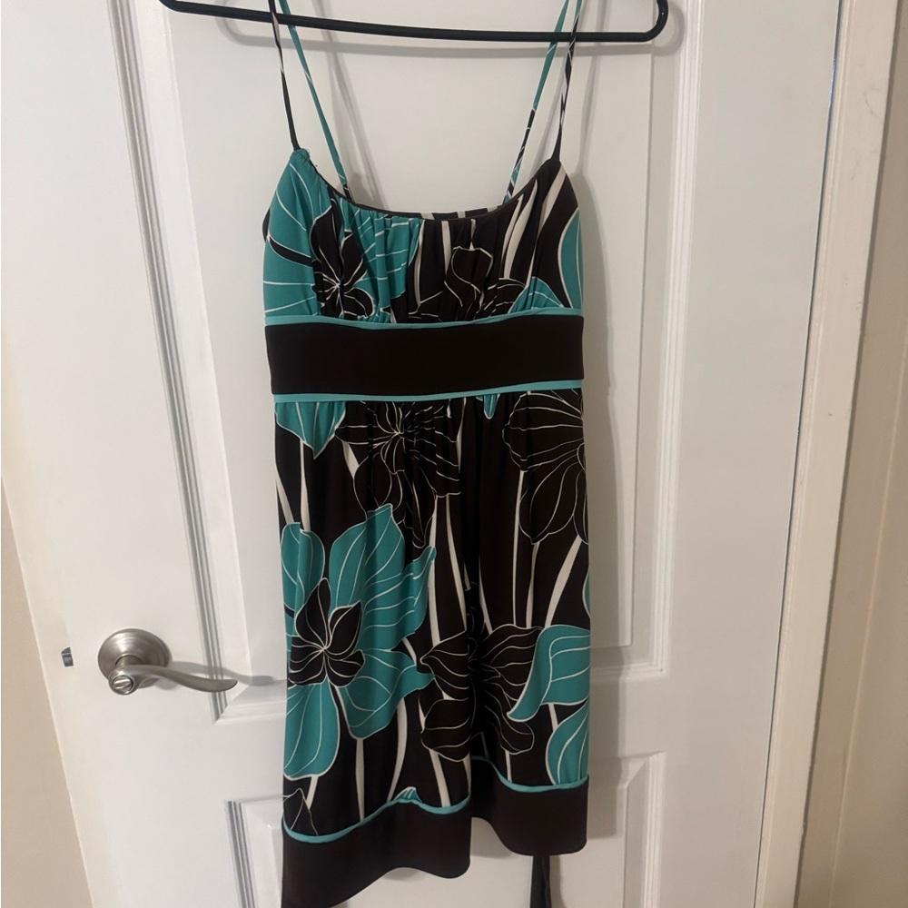 City Triangles Black and Blue Sundress